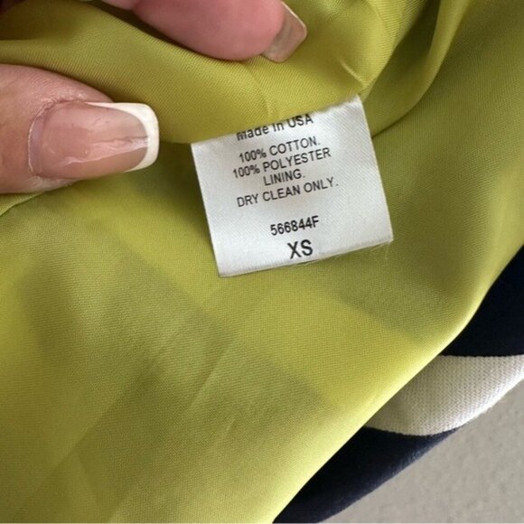 Virginia Taylor Abstract Black White Belted Jacket XS Artwear Statement Chic - Picture 9 of 10